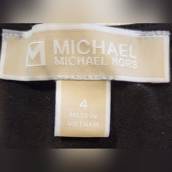 Michael Kors Black Dress with Wrap Front - Picture 5 of 6